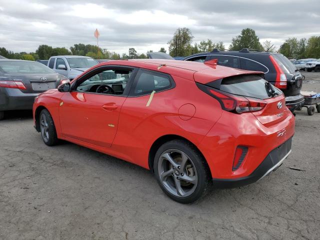 KMHTG6AF2KU017517 - 2019 HYUNDAI VELOSTER BASE RED photo 2