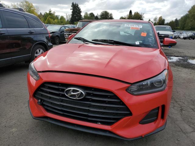 KMHTG6AF2KU017517 - 2019 HYUNDAI VELOSTER BASE RED photo 5