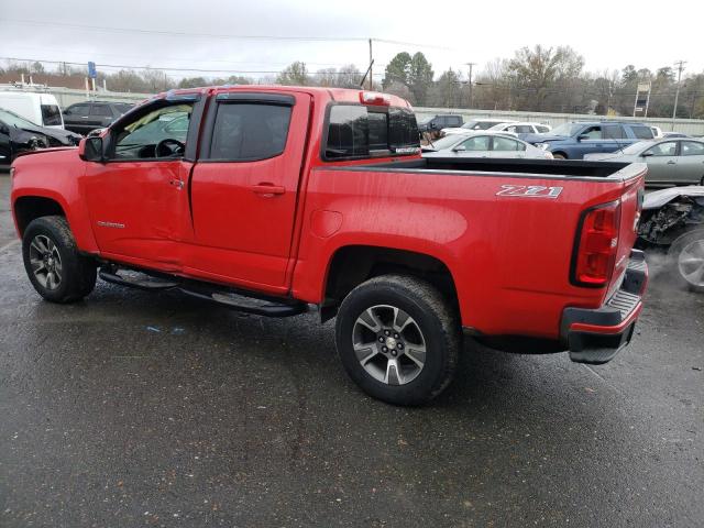 1GCGSDE34G1126272 - 2016 CHEVROLET COLORADO Z71 RED photo 2