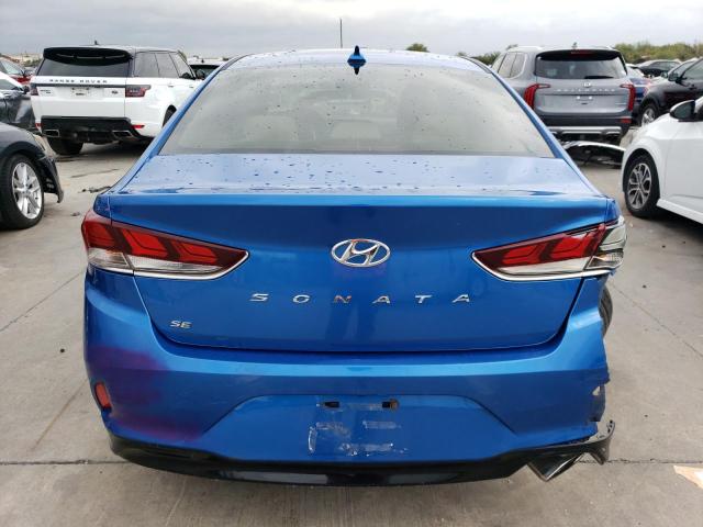 5NPE24AF0JH592076 - 2018 HYUNDAI SONATA SE BLUE photo 6