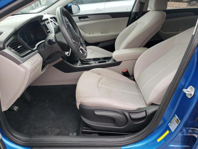 5NPE24AF0JH592076 - 2018 HYUNDAI SONATA SE BLUE photo 7