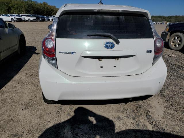 JTDKDTB32C1524870 - 2012 TOYOTA PRIUS C WHITE photo 6