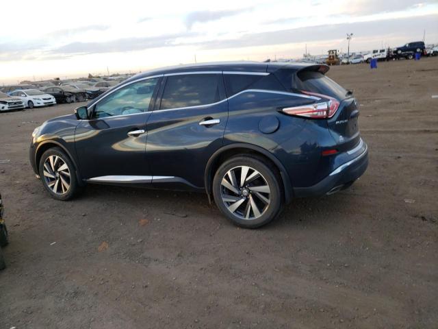 5N1AZ2MH2FN272448 - 2015 NISSAN MURANO S BLUE photo 2