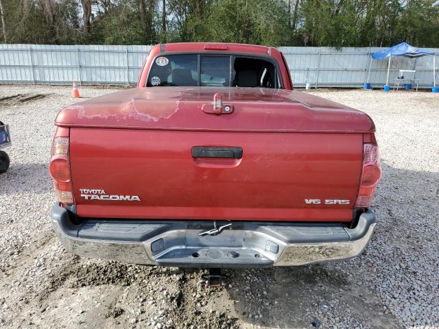 5TEUU42N25Z002975 - 2005 TOYOTA TACOMA ACCESS CAB BURGUNDY photo 6