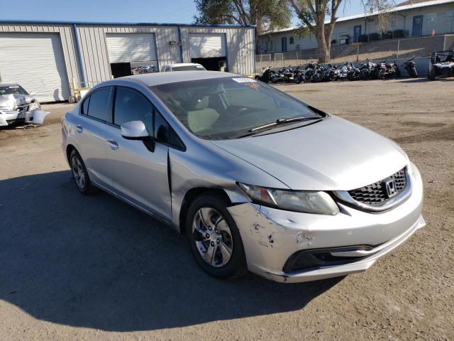 2HGFB2F57DH555940 - 2013 HONDA CIVIC LX SILVER photo 4