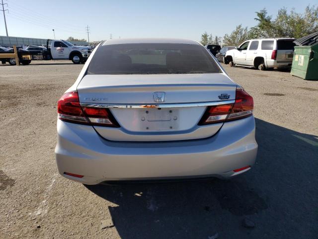 2HGFB2F57DH555940 - 2013 HONDA CIVIC LX SILVER photo 6