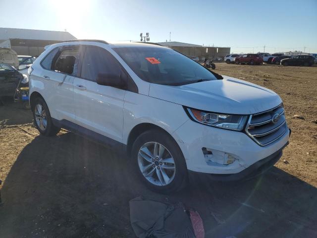 2FMTK3G90FBB52621 - 2015 FORD EDGE SE WHITE photo 4