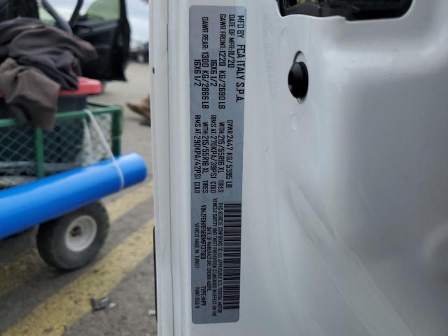 ZFBHRFAB8M6T37601 - 2021 RAM PROMASTER WHITE photo 13