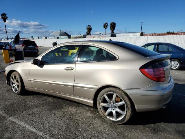 WDBRN40J04A594984 - 2004 MERCEDES-BENZ C 230K SPORT COUPE GOLD photo 2