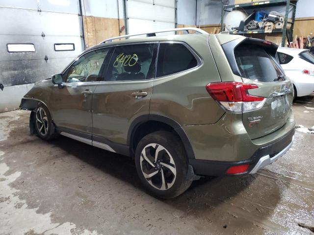 JF2SKARC2PH408700 - 2023 SUBARU FORESTER TOURING 绿色 照片 2