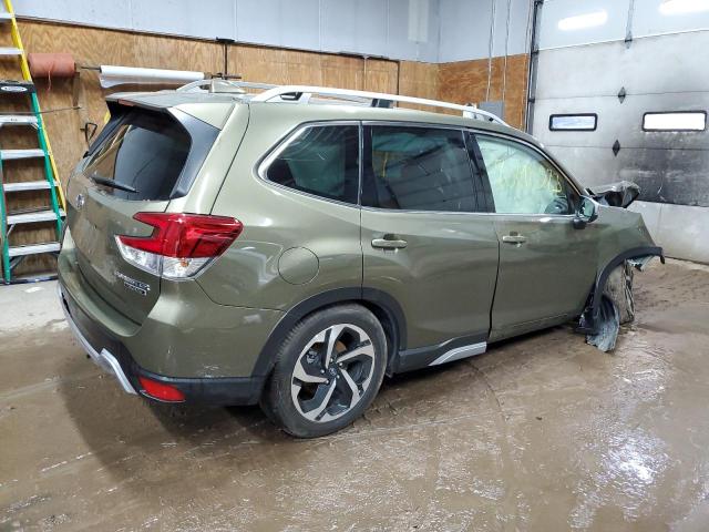 JF2SKARC2PH408700 - 2023 SUBARU FORESTER TOURING 绿色 照片 3