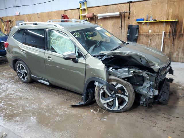 JF2SKARC2PH408700 - 2023 SUBARU FORESTER TOURING 绿色 照片 4