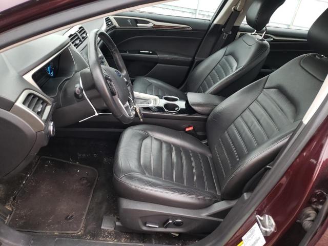 3FA6P0HR2DR222530 - 2013 FORD FUSION SE BURGUNDY photo 7