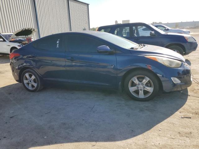 KMHDH4AE1DU839418 - 2013 HYUNDAI ELANTRA GLS BLUE photo 4