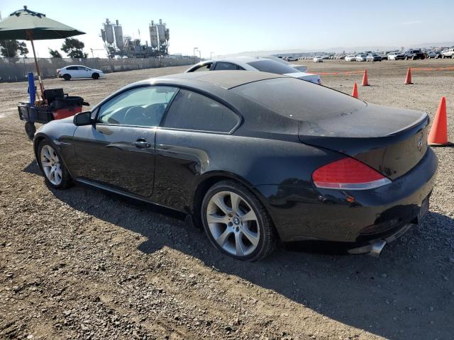 WBAEH73475B191866 - 2005 BMW 645 CI AUTOMATIC BLACK photo 2