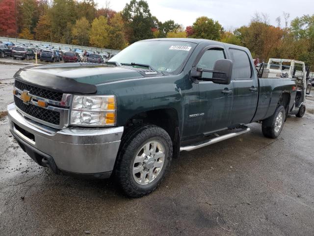 1GC4C0C89CF185032 - 2012 CHEVROLET SILVERADO C3500 LT GREEN photo 1