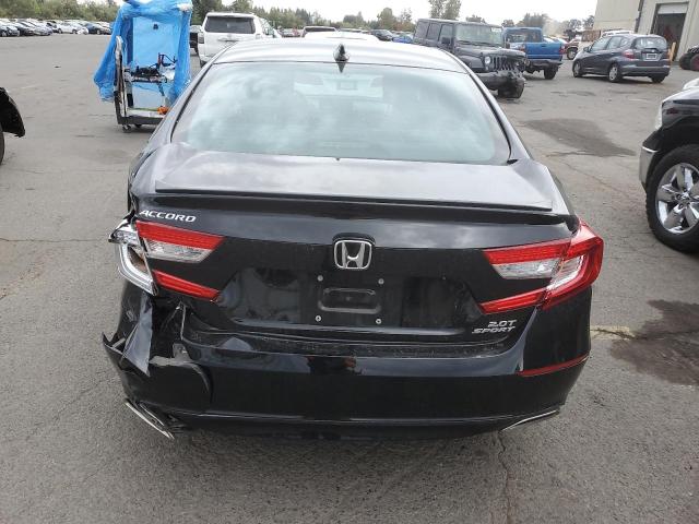 1HGCV2F38NA004439 - 2022 HONDA ACCORD SPORT 黑色 照片 6