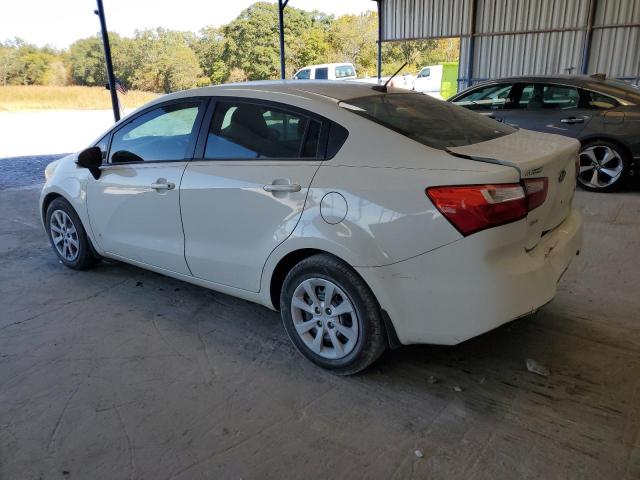 KNADN4A30D6158244 - 2013 KIA RIO EX WHITE photo 2