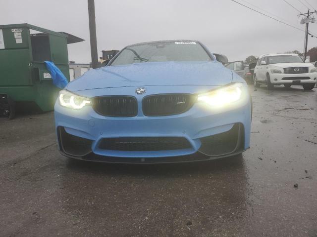 WBS4Y9C5XJAA85717 - 2018 BMW M4 BLUE photo 5