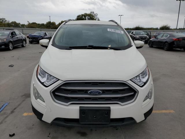 MAJ3P1TE0JC202476 - 2018 FORD ECOSPORT SE WHITE photo 5