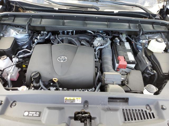 5TDGZRAH4NS135404 - 2022 TOYOTA HIGHLANDER XLE SILVER photo 12