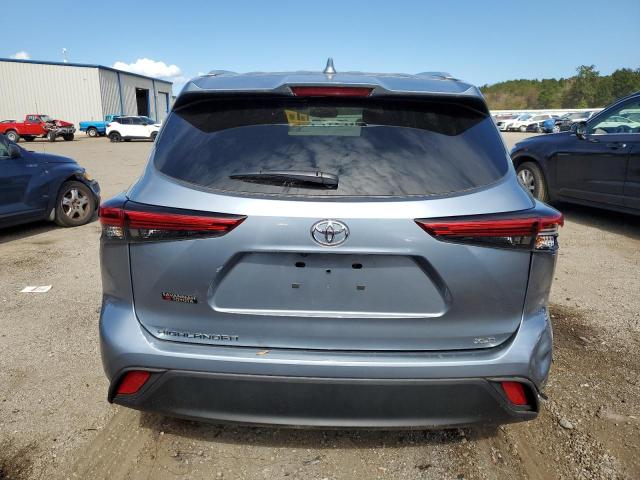 5TDGZRAH4NS135404 - 2022 TOYOTA HIGHLANDER XLE SILVER photo 6