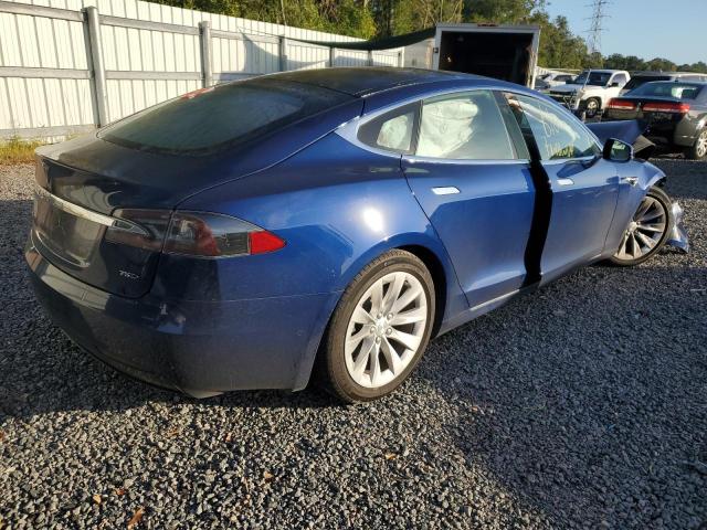 5YJSA1E23JF275838 - 2018 TESLA MODEL S Կապույտ լուսանկար 3