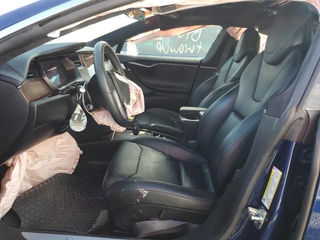 5YJSA1E23JF275838 - 2018 TESLA MODEL S Կապույտ լուսանկար 7