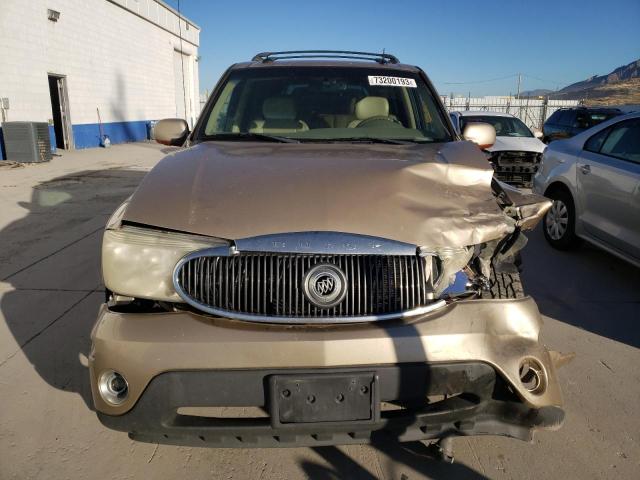 5GADT13S042265105 - 2004 BUICK RAINIER CXL TAN photo 5