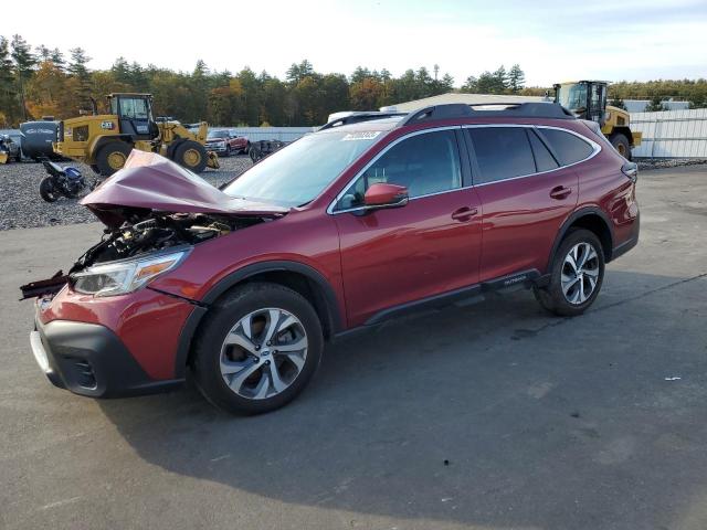 4S4BTANC3N3188510 - 2022 SUBARU OUTBACK LIMITED RED photo 1