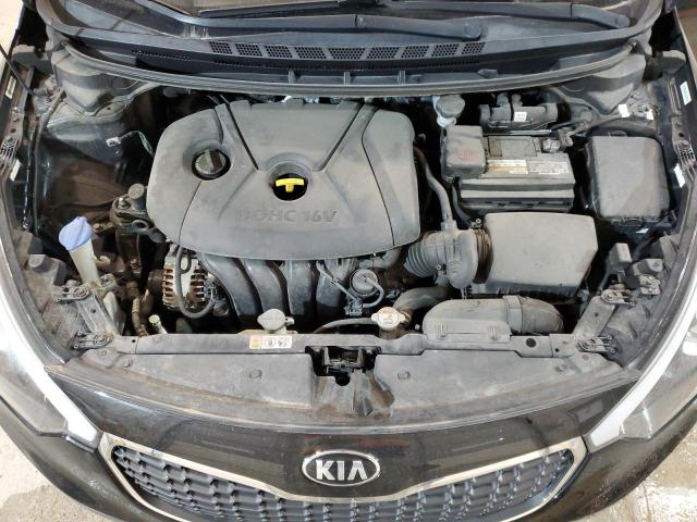 KNAFK4A67F5378842 - 2015 KIA FORTE LX BLACK photo 11