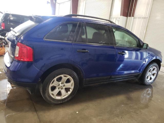 2FMDK3G94DBC74383 - 2013 FORD EDGE SE BLUE photo 3