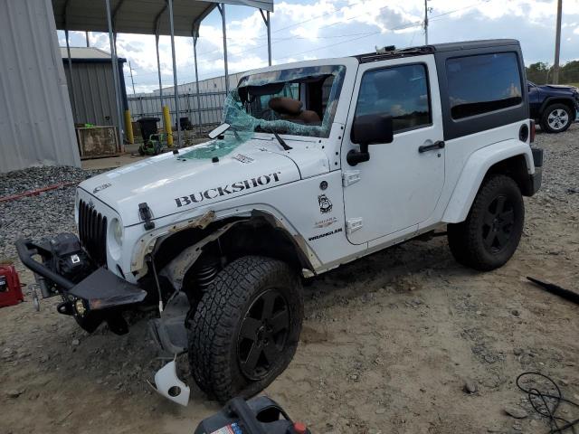 1C4AJWBG5CL121236 - 2012 JEEP WRANGLER SAHARA WHITE photo 1