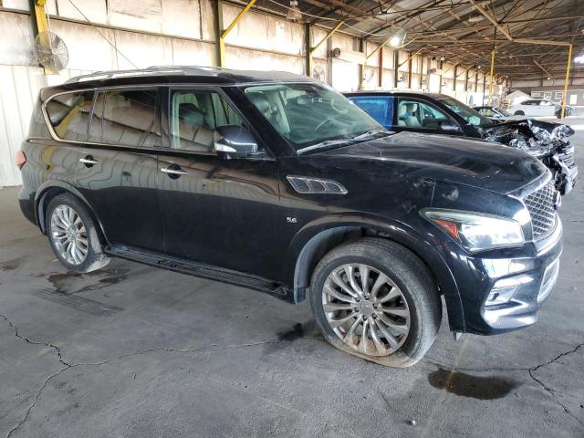 JN8AZ2NF8F9574535 - 2015 INFINITI QX80 BLACK photo 4