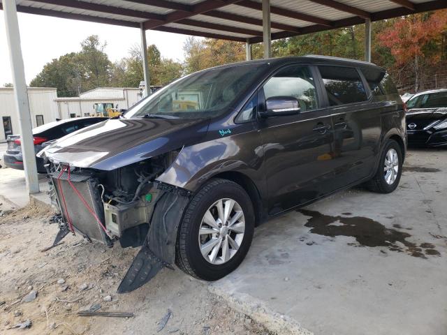 KNDMB5C15H6325569 - 2017 KIA SEDONA LX BROWN photo 1