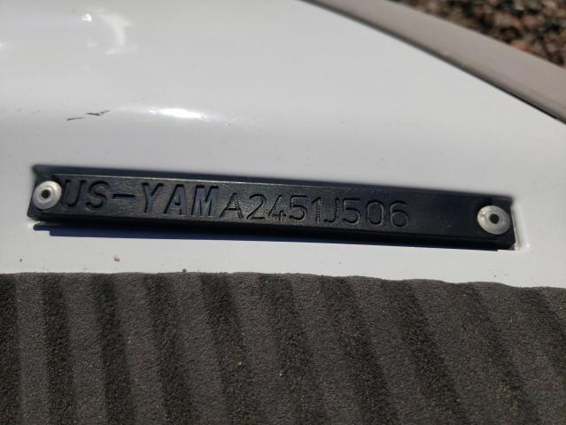 YAMA2451J506 - 2006 YAMAHA FX CRUISER WHITE photo 10