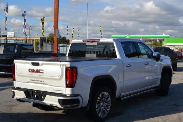 1GTU9FEL6MZ247375 - 2021 GMC SIERRA K1500 DENALI WHITE photo 4