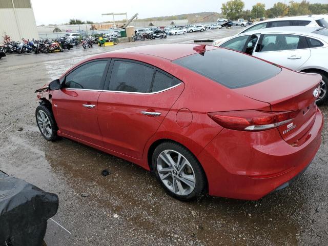 KMHD84LF8HU069567 - 2017 HYUNDAI ELANTRA SE RED photo 2