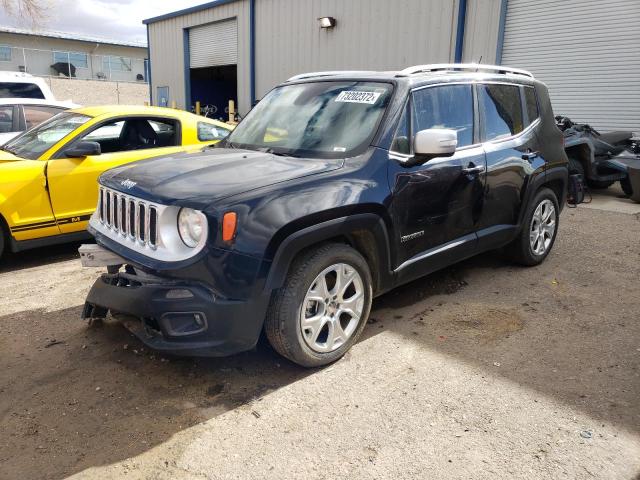 ZACCJADT4FPB77402 - 2015 JEEP RENEGADE LIMITED BLACK photo 1