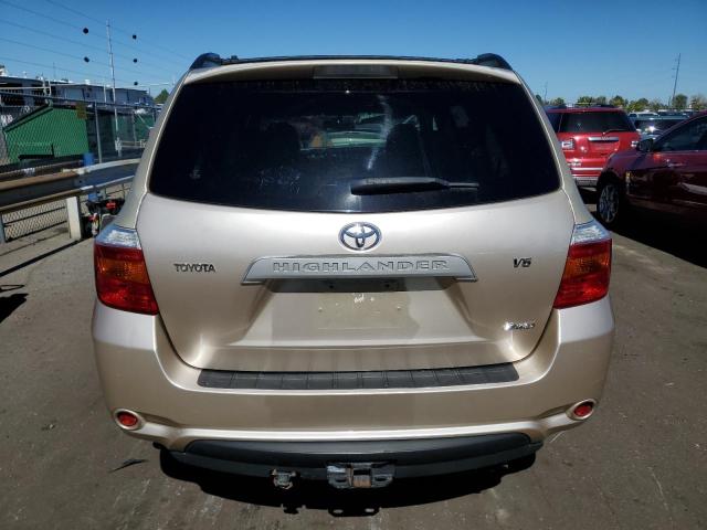 JTEES41A682082021 - 2008 TOYOTA HIGHLANDER GOLD photo 6