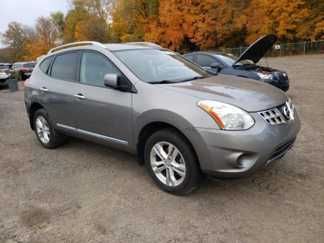 JN8AS5MV7DW131273 - 2013 NISSAN ROGUE S GRAY photo 4