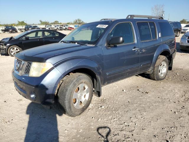 5N1AR18W26C669317 - 2006 NISSAN PATHFINDER LE BLUE photo 1