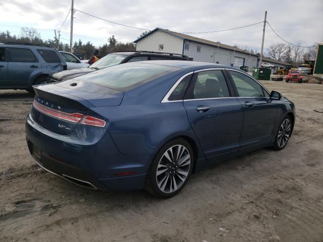 3LN6L5FC3KR606892 - 2019 LINCOLN MKZ RESERVE II BLUE photo 3