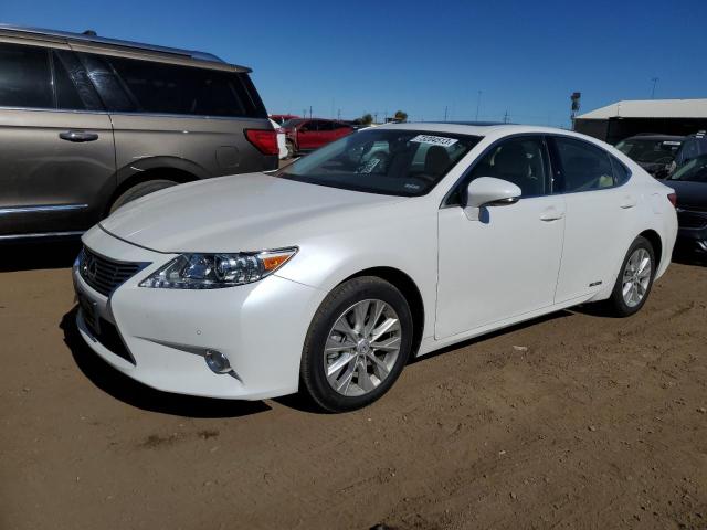 JTHBW1GG7E2072758 - 2014 LEXUS ES 300H WHITE photo 1