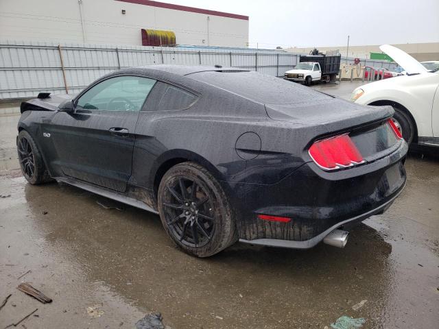 1FA6P8CF7F5363496 - 2015 FORD MUSTANG GT BLACK photo 2