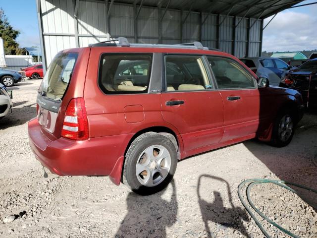 JF1SG65684H764163 - 2004 SUBARU FORESTER 2.5XS წითელი ფოტო 3