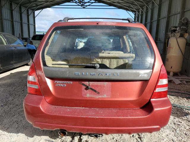 JF1SG65684H764163 - 2004 SUBARU FORESTER 2.5XS წითელი ფოტო 6
