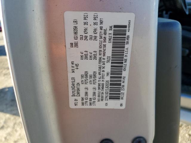 1D7HU16D15J626526 - 2005 DODGE RAM 1500 ST GRAY photo 12