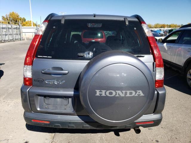 JHLRD78926C049654 - 2006 HONDA CR-V SE SILVER photo 6