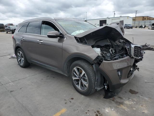 5XYPH4A58KG554814 - 2019 KIA SORENTO EX CHARCOAL photo 4